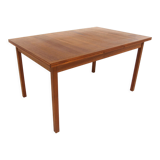 Scandinavian dining table "wallet" in teak, Hugo Troeds, Sweden, 1960