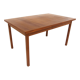 Scandinavian dining table "wallet" in teak, Hugo Troeds, Sweden, 1960
