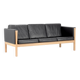 Canapé CH163 by Hans J. Wegner pour Carl Hansen & Son, Danemark 1965