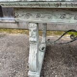 Table with carved legs