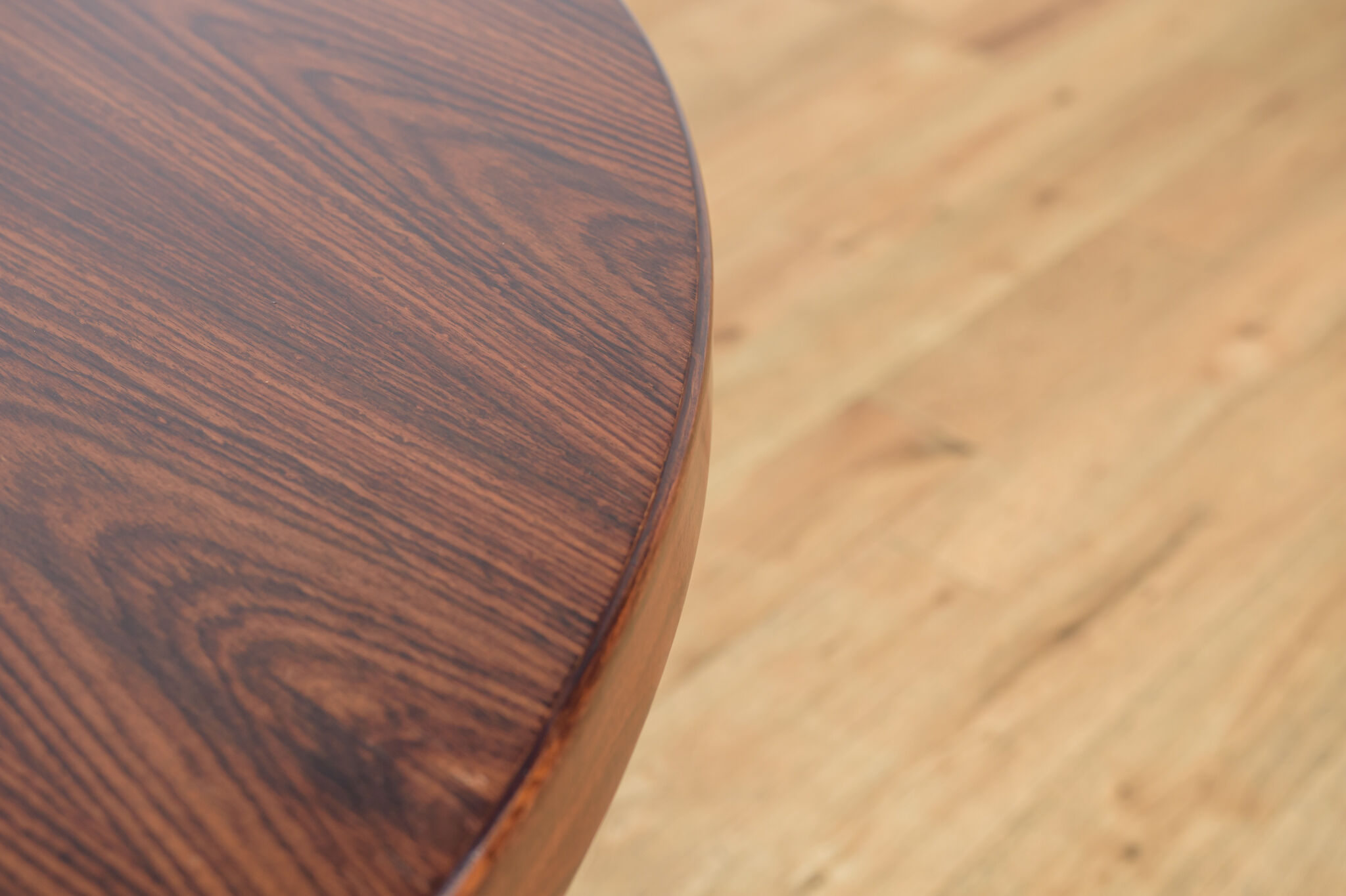 Mid-century round rosewood extendable dining table, Denmark, 1960s