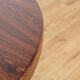 Mid-century round rosewood extendable dining table, Denmark, 1960s