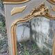 Miroir ancien - 98 x 160 - bois et stuc doré