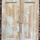 Old pair of wooden shutters 152 cm