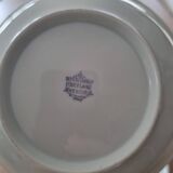 Set of 6 porcelain dessert plates