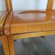 Lot de 6 chaises de théâtre en bois blond