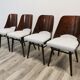 Chaises de salle à manger par Radomir Hoffman pour ton, années 1950, Set de 4