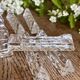Set of 12 vintage glass knife rests