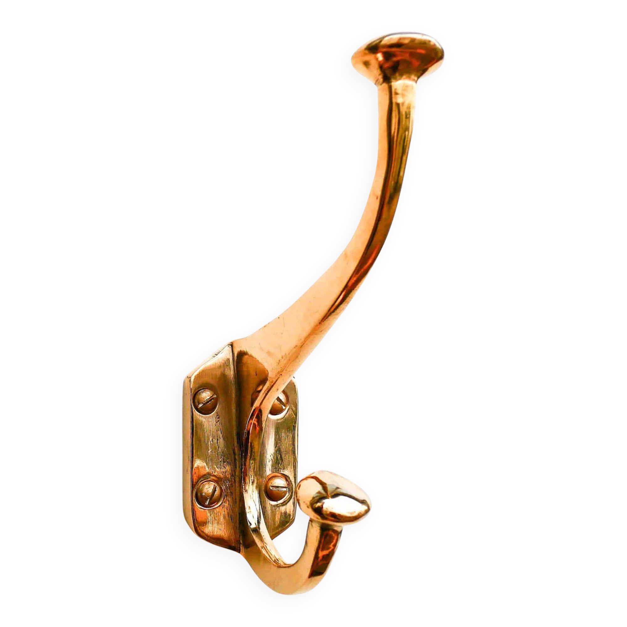 Coat rack "Button pressed" bronze