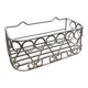 Gray wrought iron shelf