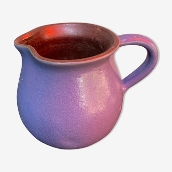 Broc pitcher in blue gres