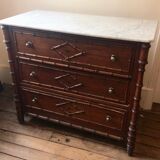 Commode en pitchpin fin XIXème