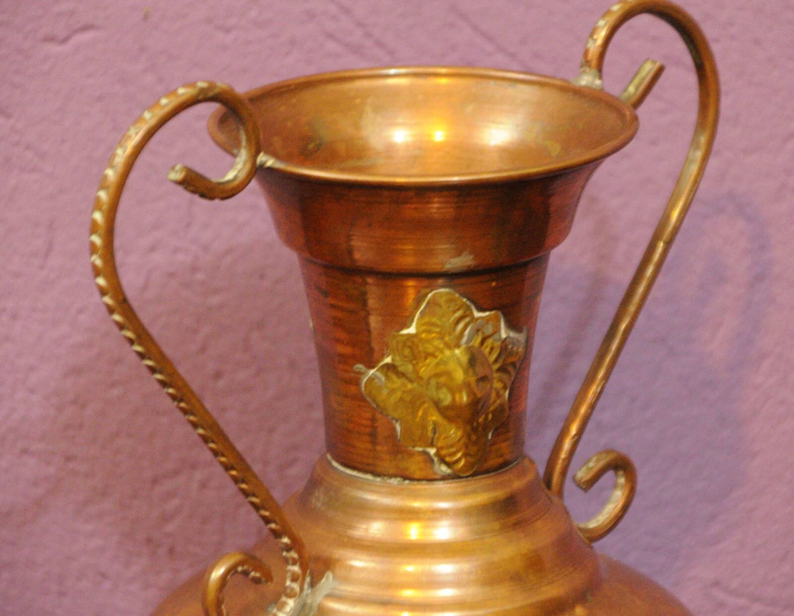 Vase danois en cuivre