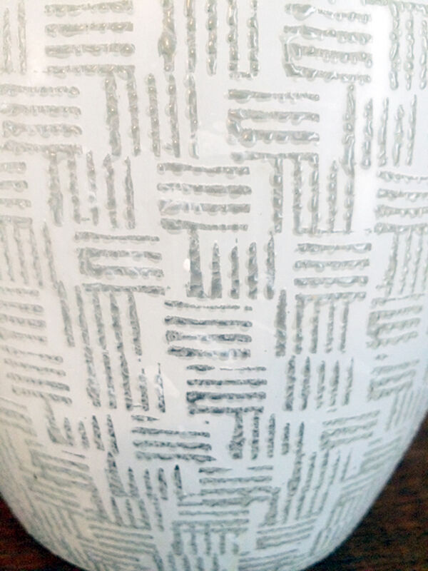 Opaline hanging white vintage, 1960