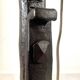 Wrought iron floor lamp landier 19th century