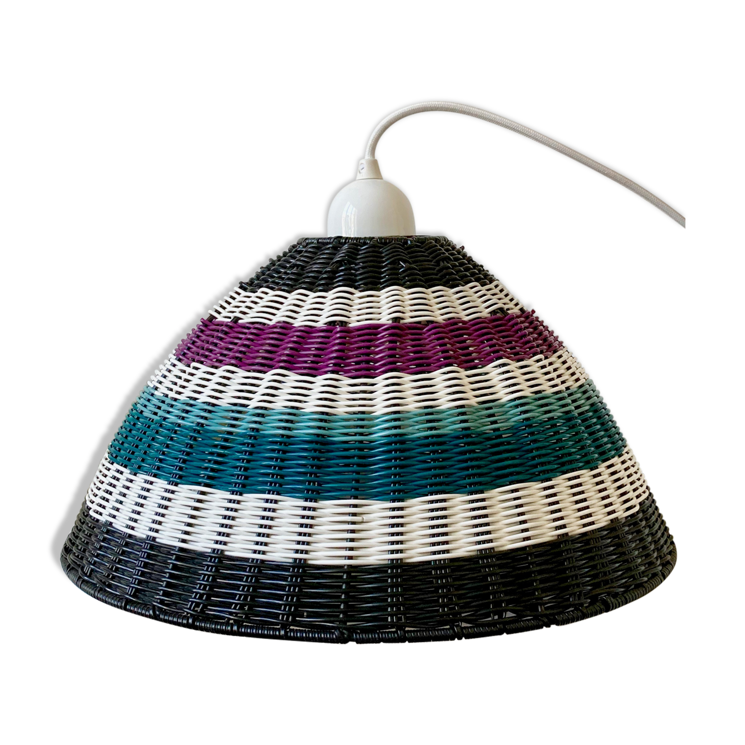 Scoubidou braided suspension