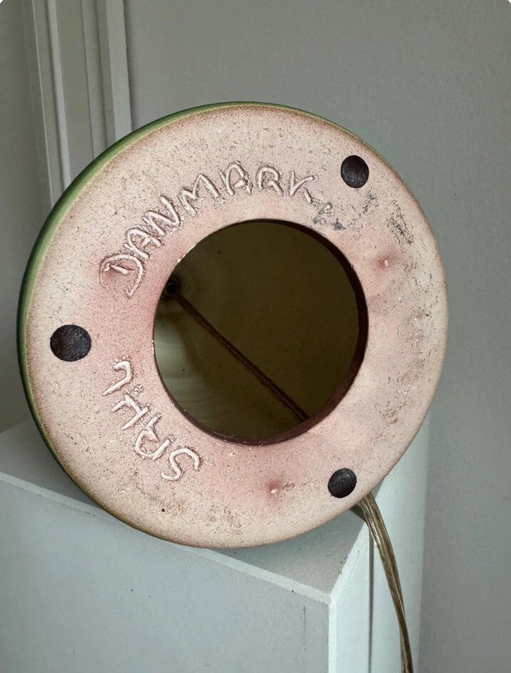 Vintage Danish table lamp by Birthe Sahl, 1970s