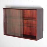 Scandinavian wall display cabinet in rosewood by Poul Cadovius, 1960.