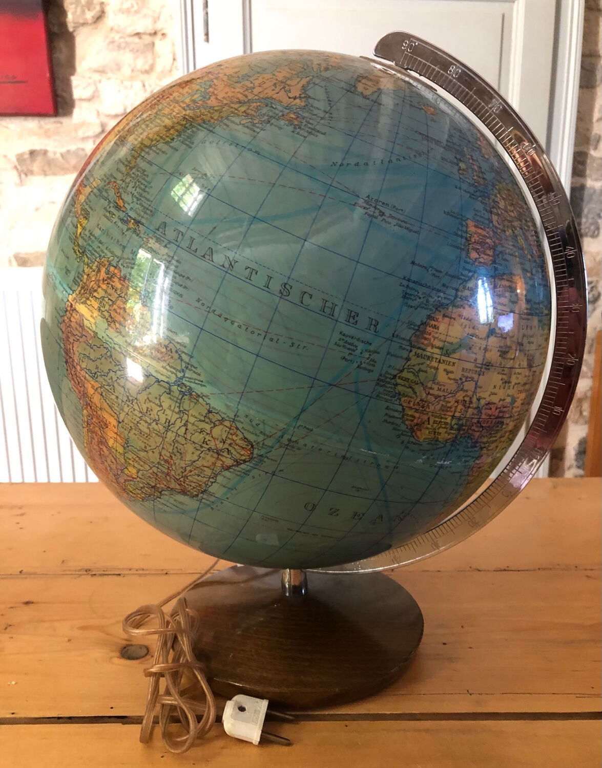 Great Columbus Earth Globe 1969