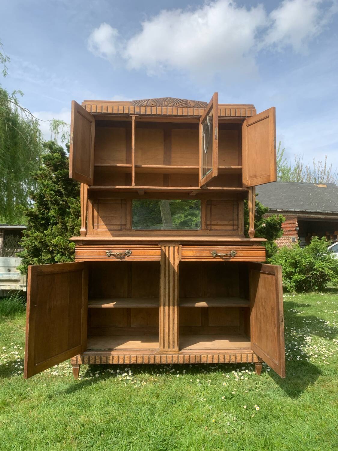Art Deco Oak Sideboard