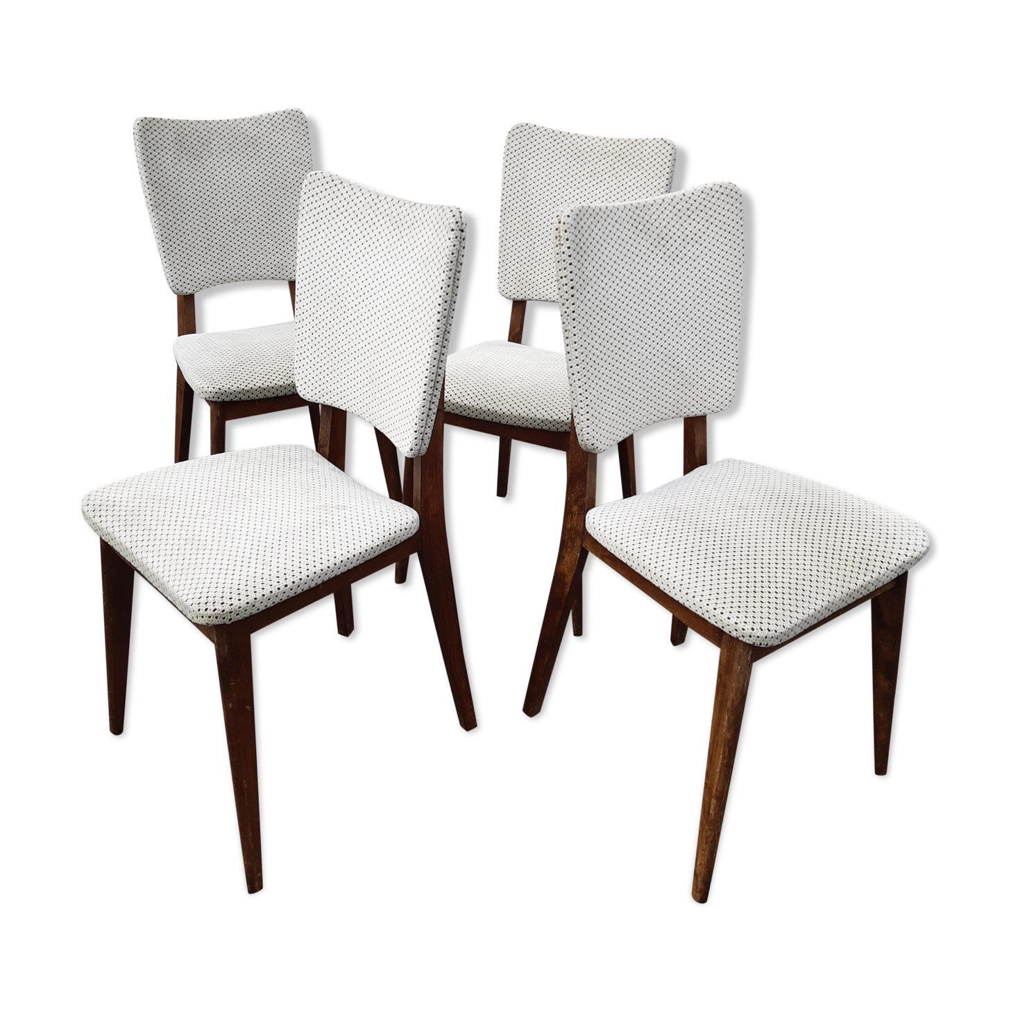 4 mid-century chairs 1960
