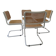 Chaises b32 marcel breuer blanche