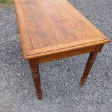 Old oak table or desk 2 drawers