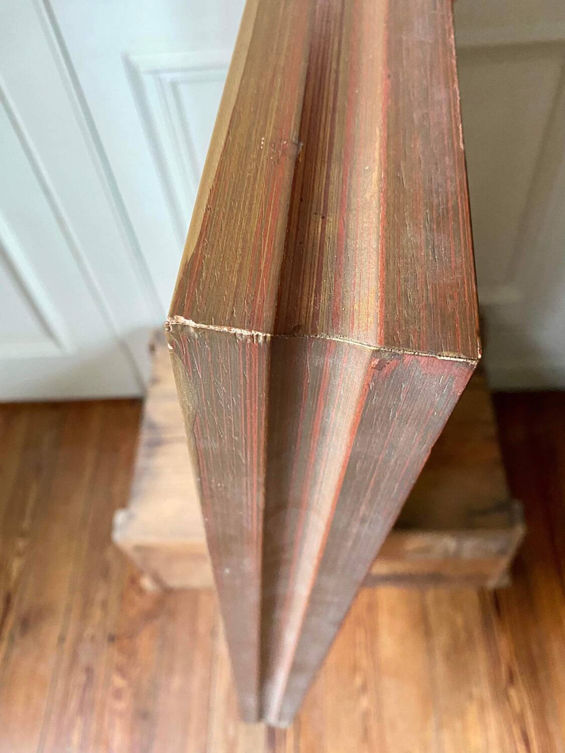 Large gilded wood mirror