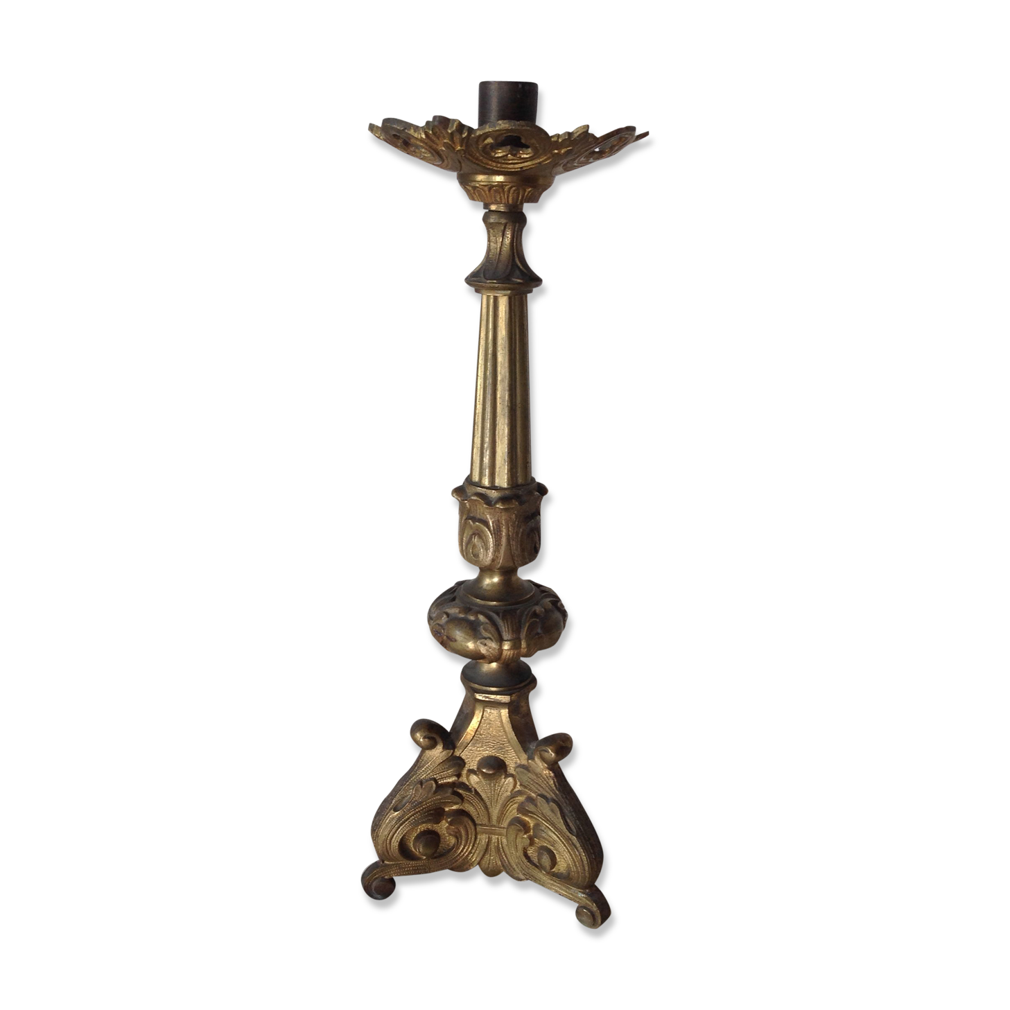 Antique bronze chandelier