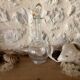 "Drop" shaped glass carafe