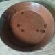 Large glazed earthenware dish