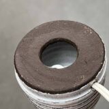 Mid-century modern studio pottery table lamp by Axella, 1960s.