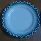 Assiettes dépareillées anciennes Digoin, Salins, Moulin des Loups vertes et bleues
