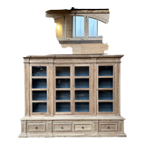 Solid elm display case