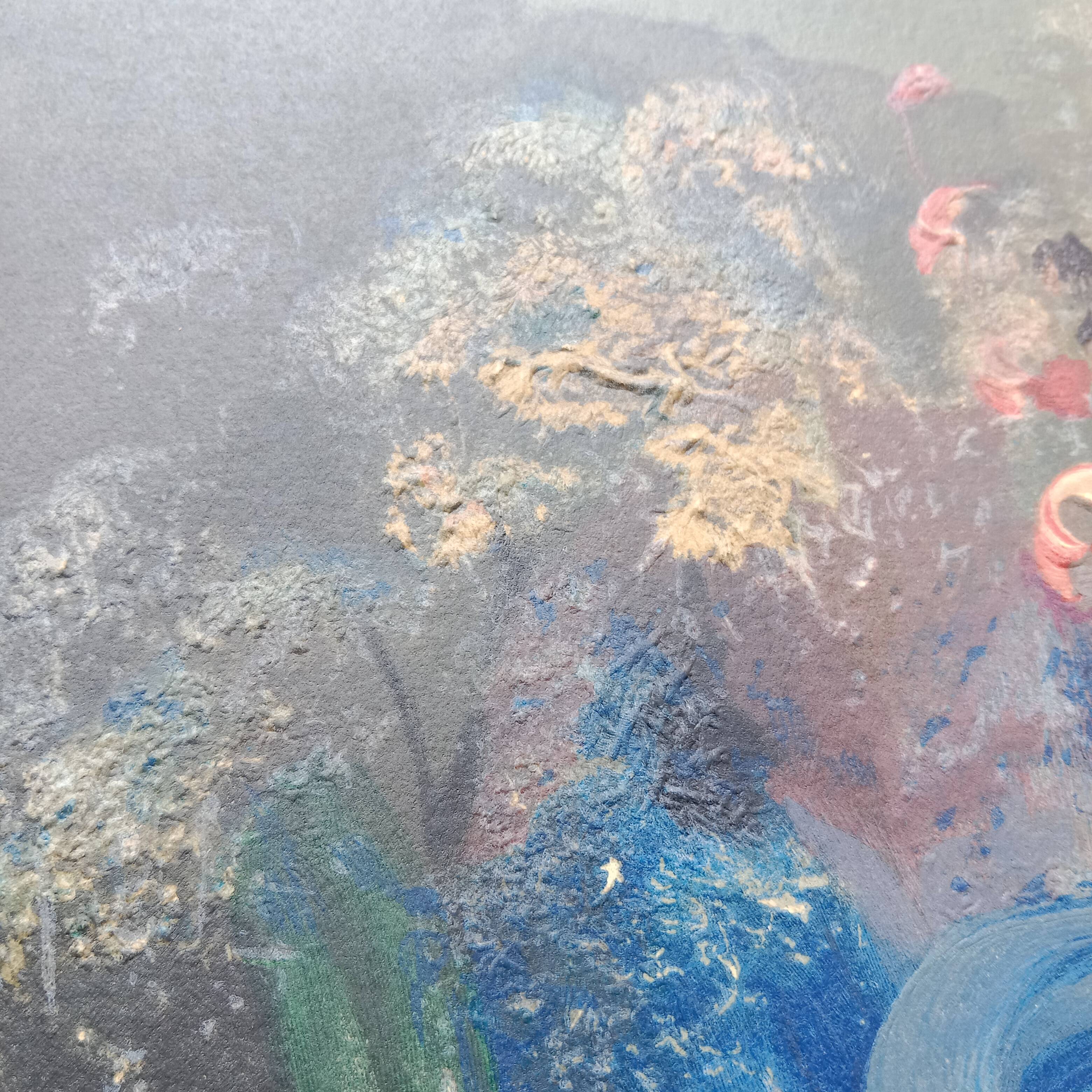 "The Pompom Roses", heliogravure by Raymond Jacquet after Maurice de Vlaminck (1876-1958)