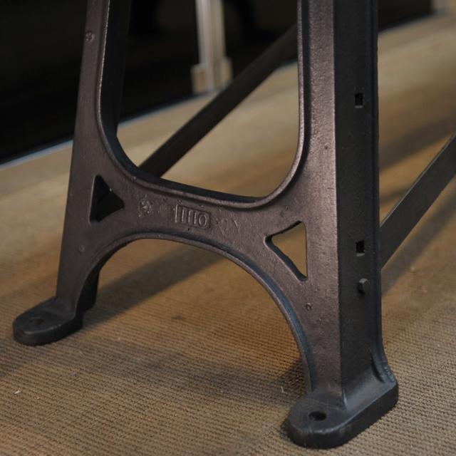 Industrial metal and wood console 1920