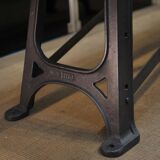 Industrial metal and wood console 1920