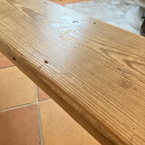 Authentic fir farm bench