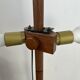 2 old adjustable floor lamps temde design in vintage scandinavian solid teak