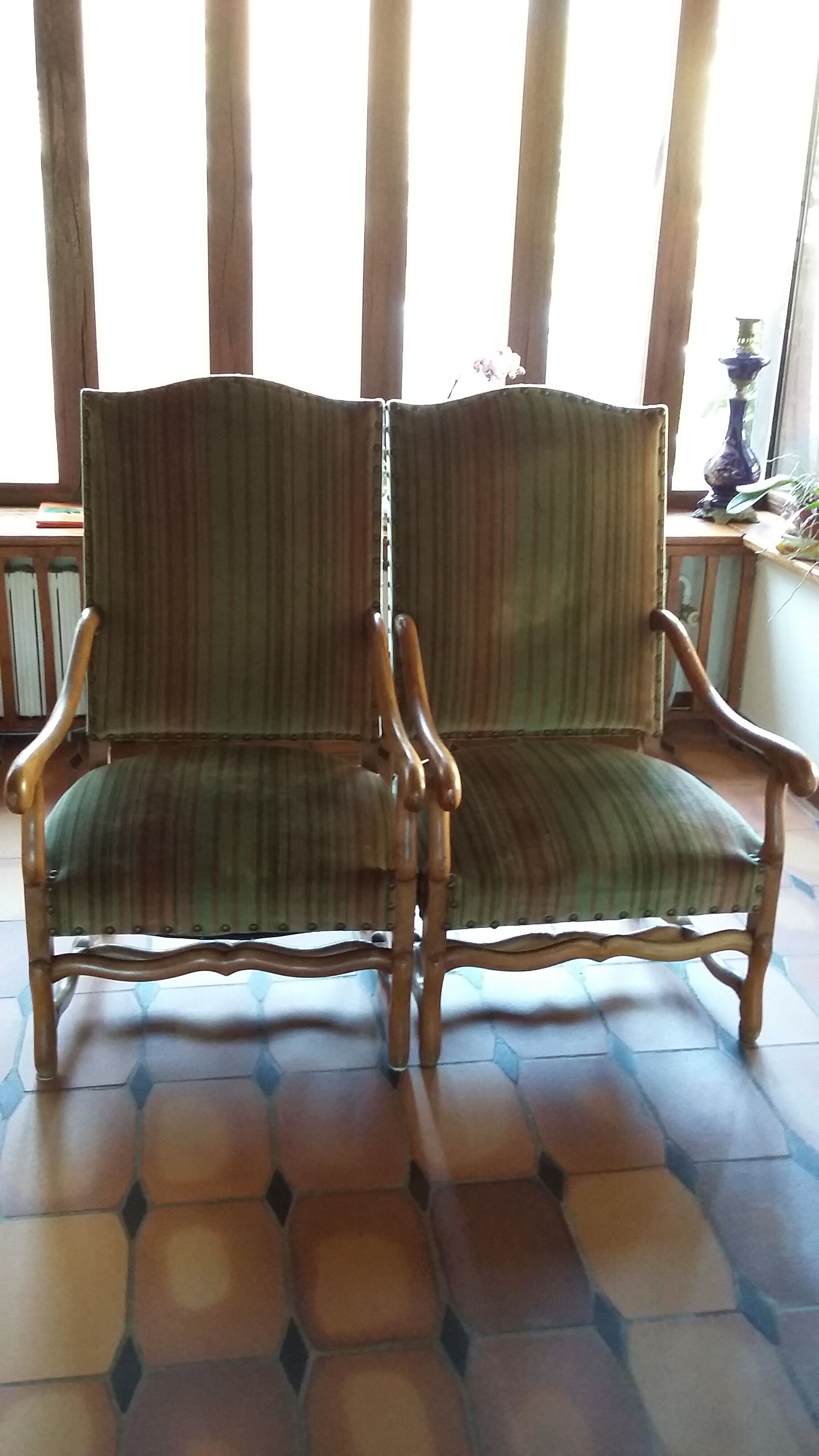 Pair of armchairs