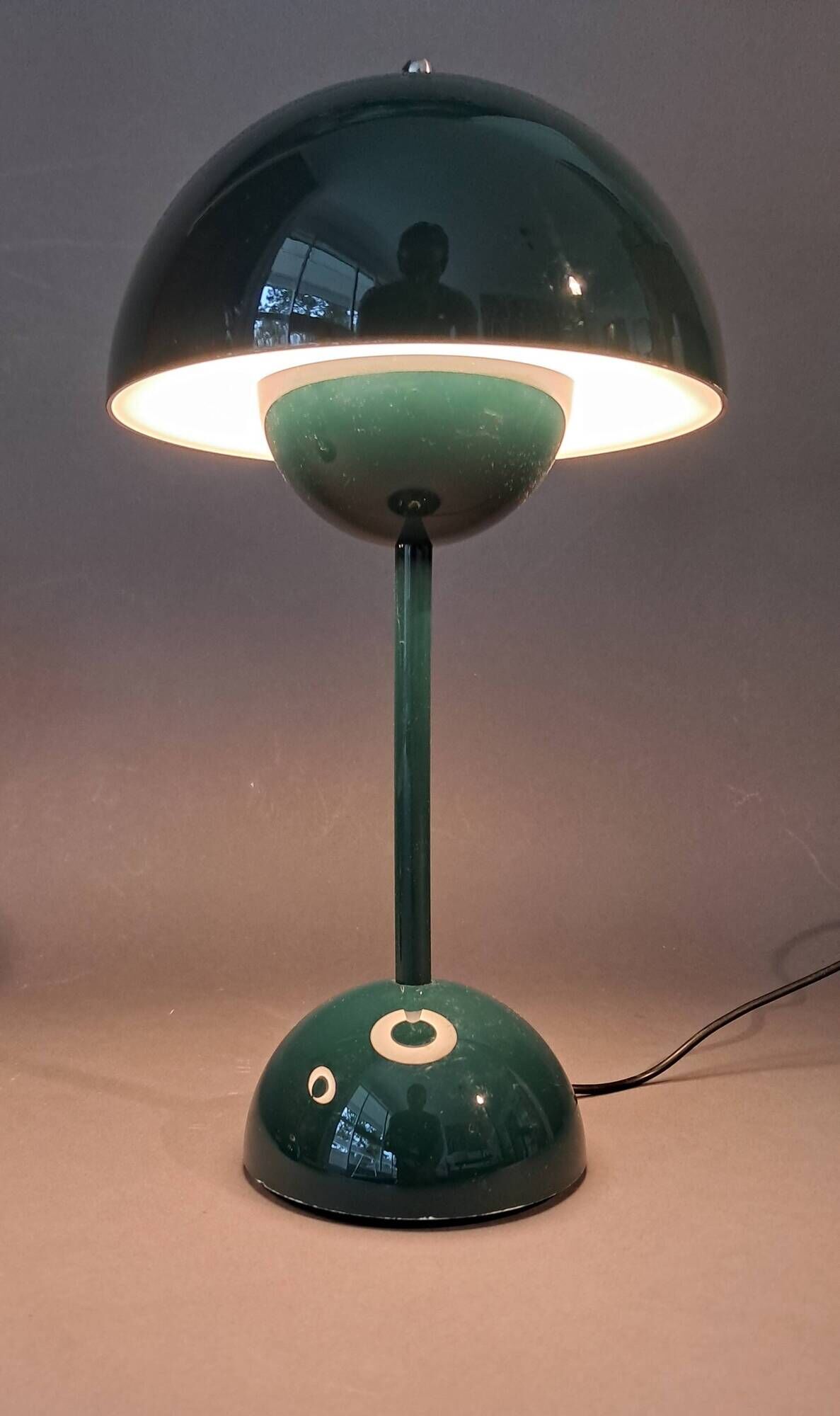 Pair of Flowerpot & Tradition lamps – Verner Panton, LED reissues