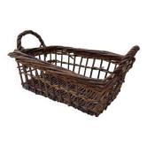 Corbeille vintage osier 25 cm