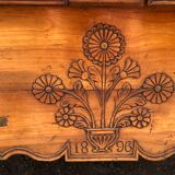 Louis XV style cherry wood cabinet late 19th century