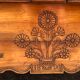 Louis XV style cherry wood cabinet late 19th century