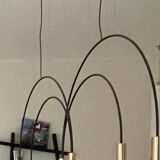 Pendant lamp with metal body and integrated dimmable LED