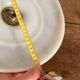 Opaline White Lustre Suspension Brass Gilding Retro Neo Rococo