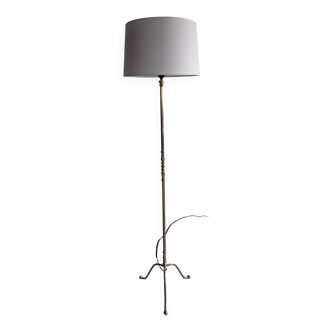 Brass tripod floor lamp from the 50s/60s