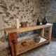 French antique console table, around 1900.