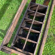 Old bottle rack