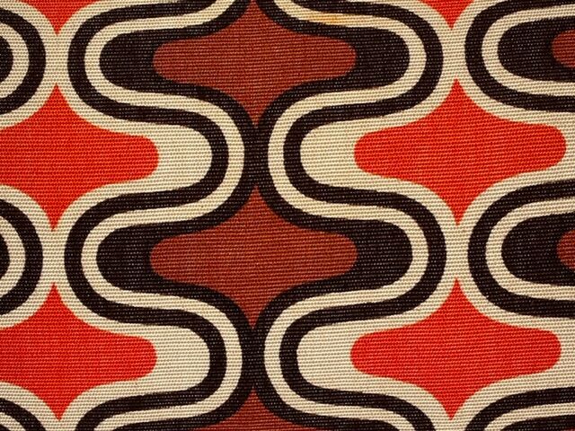 Lampshade novaline h40 d35 fabric 1970